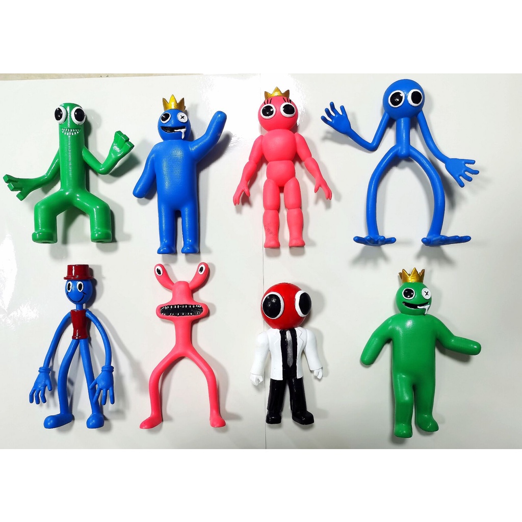 Últimas 24pcs/set Roblox Rainbow Friends Figuras Modelo Bonecas Anime  Figura Jogos de Terror Car Bolo Decoração Crianças Brinquedos Presente