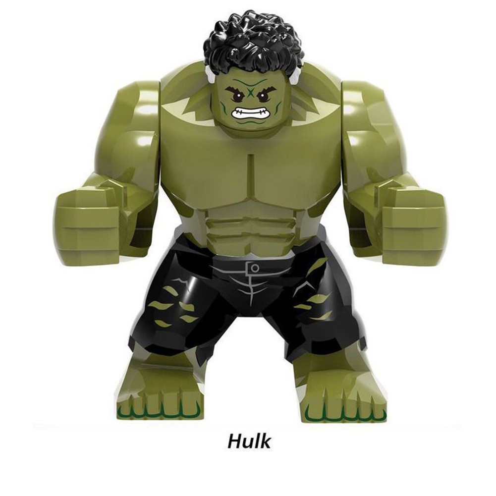 Compatíveis Hulk Avengers Minifigures Building Blocks Brinquedos Marvel