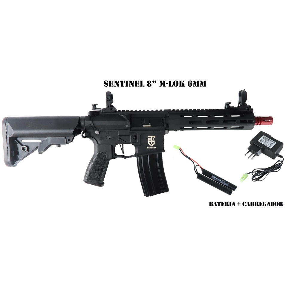 Rifle de Airsoft Sentinel 8 M-Lok ROSSI 6mm Kit 0 | Shopee Brasil
