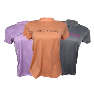 Kit 3 Camisetas Femininas Academia Estampada DryFit Fitness Corrida