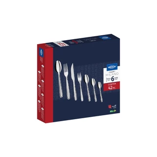 Faqueiro Brinox Milano 42 Peças Aço Inox em Oferta na Shopee