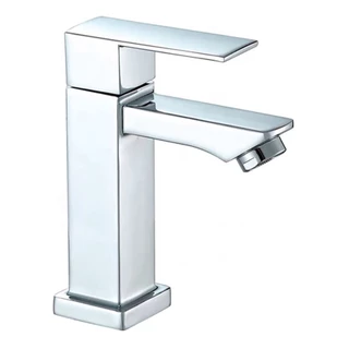 Torneira de Banheiro Lavabo Luxo Metal Cromada Moderna