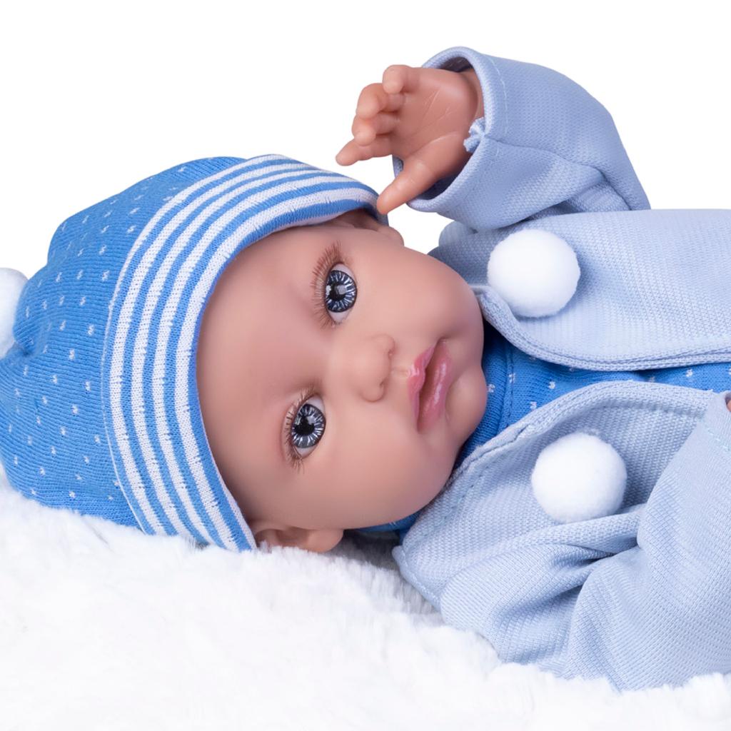 Kit 2 Bebês Reborn Gêmeos 100% Silicone 40cm Olhos Azuis - Milk Brinquedos  - Boneca Reborn - Magazine Luiza