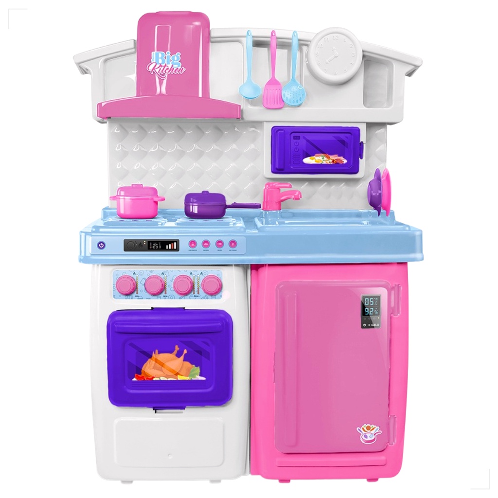 Cozinha Brinquedo Infantil Completa Big Kitchen | Shopee Brasil