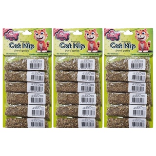 Erva Do Gato Catnip Cartela C/6 Saches Catdog - 3 Cartelas
