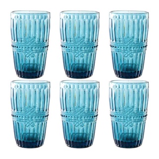 Jogo de jarra e copos em vidro Studio Crystal Aquamarine 1L + 300ml 7 peças  - Conjunto de Jarra e Copos - Magazine Luiza