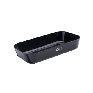 Tigela Retangular Coza Essential 32,3 x 19 x 6,5 cm 2,8 Litros Preto