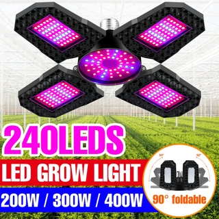 Lâmpada De Cultivo LED 200W 300W 400W E27 Hidropônico De Espectro Completo Interior 110V
