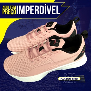 Tênis Esportivo Puma Flyer Runner Black Rose