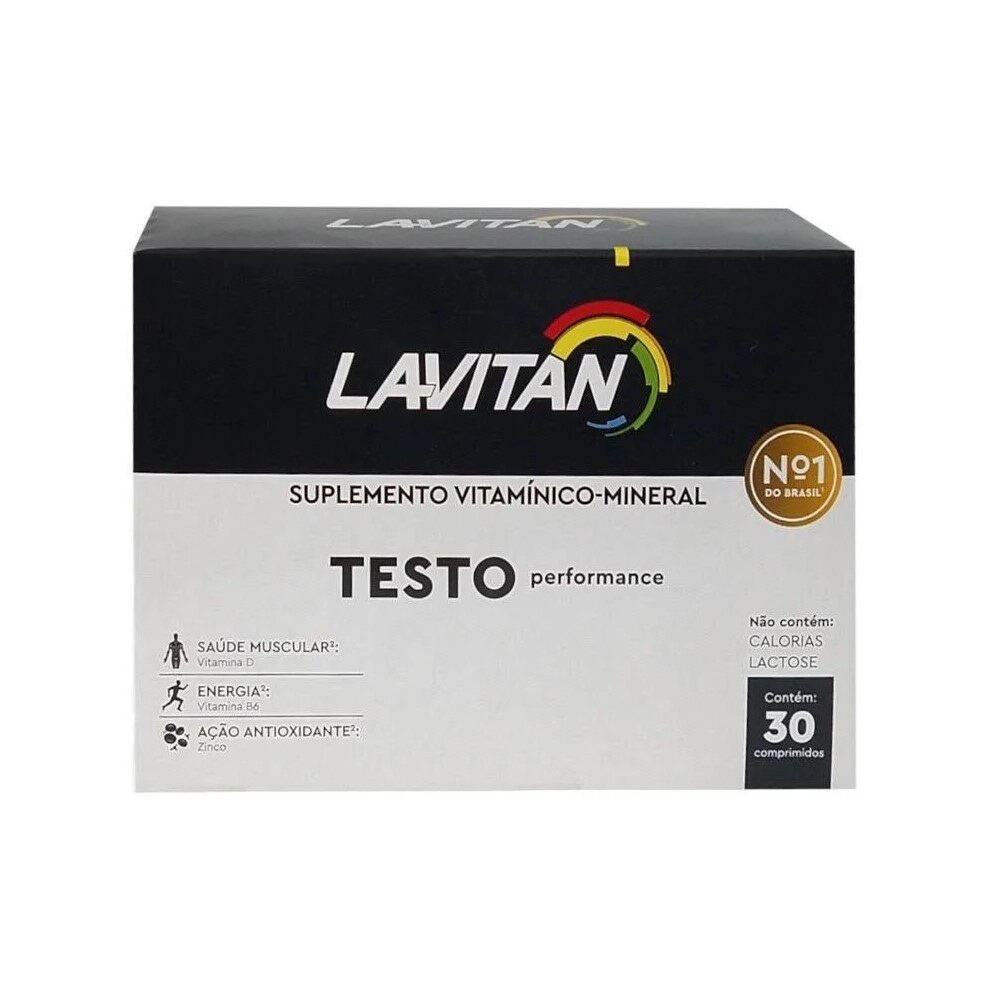 Suplemento De Testosterona Lavitan Testo Performance 30 Dias | Shopee ...