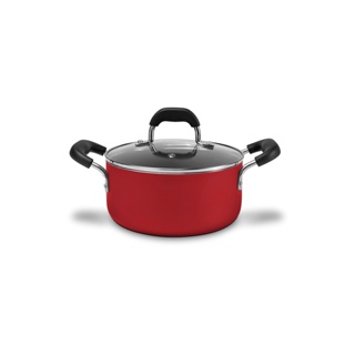 Caçarola Com Tampa Brinox Saffron Antiaderente 2,7 Litros Ø 20 cm Vermelho