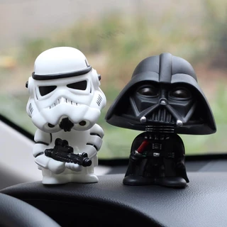 Star Wars Darth Vader Stormtrooper Modelo De Ação Figura De Brinquedo Ornamento De Carro
