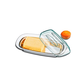 Mantegueira Com Tampa Brinox Lyon 20 x 11,5 x 5,2 cm Aço Inox