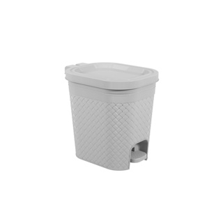 Lixeira Com Pedal Coza Craft 14,7 Litros Cinza Frio