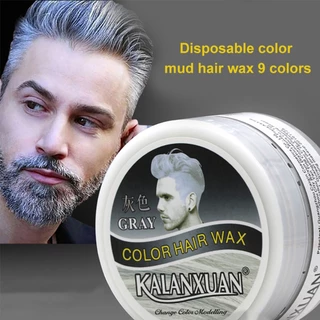 Tintura De Cabelo Pomada De Cera Lata Temporária Cor Lavável