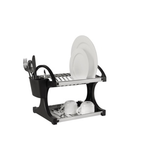 Escorredor De Louças 12 Pratos Brinox Suprema Aço Inox Preto