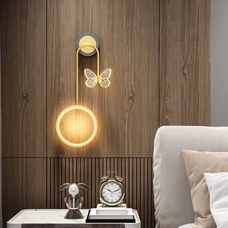 KONG Arandela Quarto LumináRia Borboleta Quarto Moderno Led LumináRia De Parede Para Sala