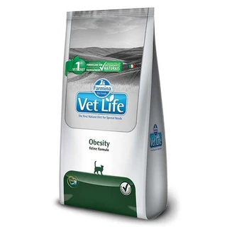 Ração Farmina Vet Life Natural Obesity Para Gatos Adultos 2kg