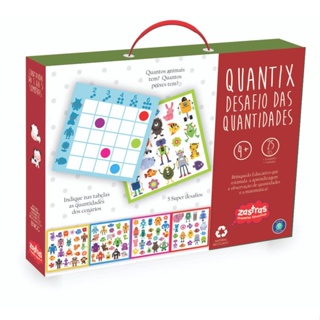 QUANTIX DESAFIO DAS QUANTIDADES ZASTRAS (de 5 a 7) (SELO)
