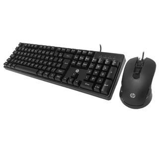 Kit Teclado e Mouse HP KM200 USB Gaming - Preto