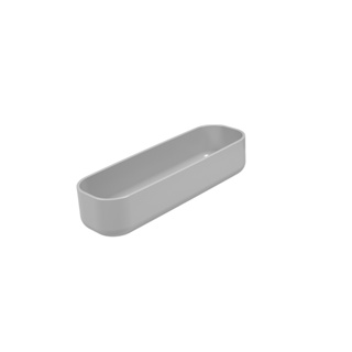Organizador de Gavetas Pequeno Coza Perfect 16,8 x 5,5 x 3,4 cm Cinza Frio