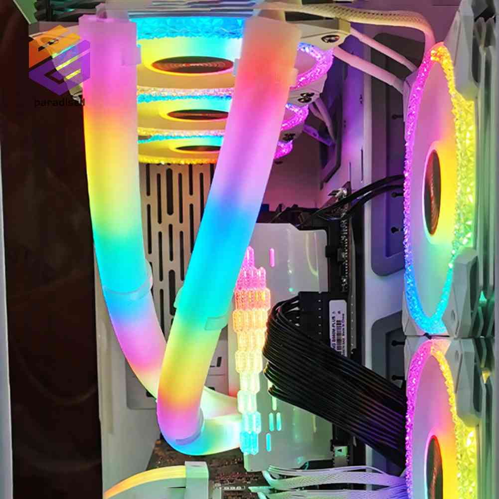 CoolMoon 2pcs Motherboar 5V 3PIN ARGB 4PIN Aura Sync Tubo De Resfriamento De Água Luminosa Novo