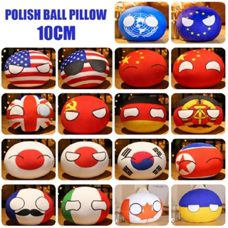 Polandball Plush Doll Ball Modelo Toy Pillow Brasil