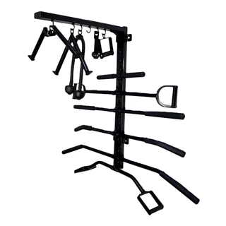 Suporte De Parede Para Puxadores Crossover Academia