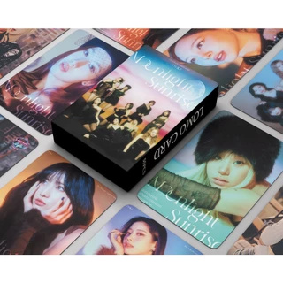 55pcs/Caixa TWICE Cartões Fotográficos MOONLIGHT SUNRISE LOMO Cartão Postal De Coleção