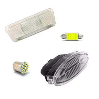 Lampada Luz Placa + Teto com Leds Corsa 1996 1997 1998 1999 2000 2001 2002 2003 2004 2005 2006 2007