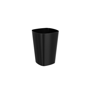 Lixeira Sem Tampa Coza 5 Litros Preto Preto