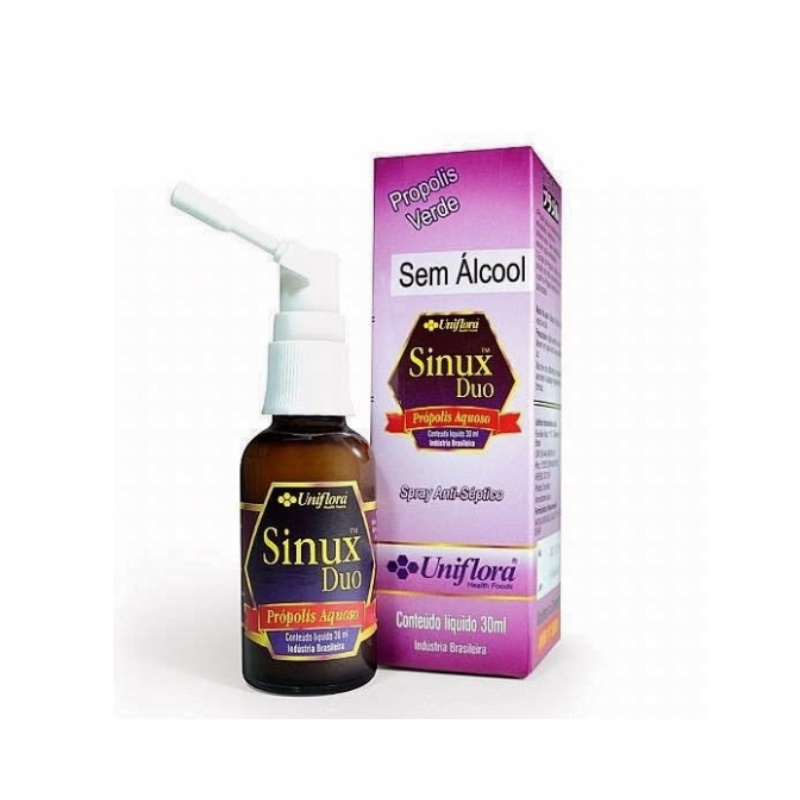 Sinux Duo Spray Nasal Antisséptico 30ml Uniflora | Shopee Brasil