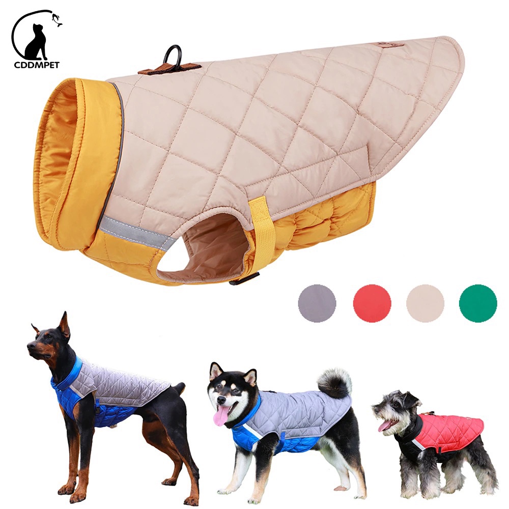 Colete xadrez inglês à prova de vento, casaco de inverno para cães quentes,  cães pequenos e médios, cães grandes, durável, leve, roupas para animais de  estimação, cabeleireiro(S) 