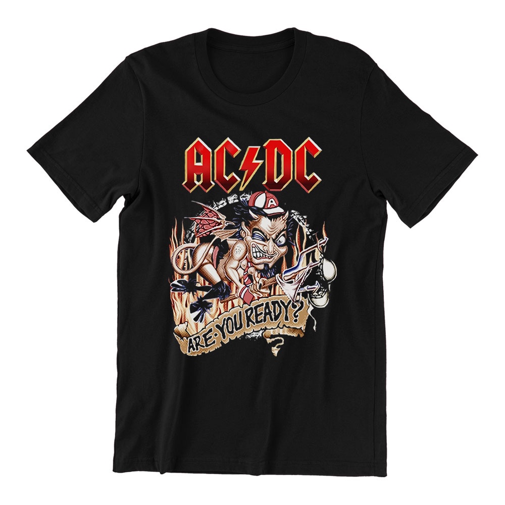 Camiseta Basica Camisa Ac Dc Rock N Roll Are You Ready Classico Unissex ...