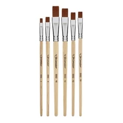 Kit Pincel Chato Condor 5502 - 06 Unidades