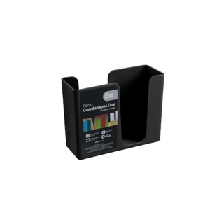 Porta Guardanapos Coza Casual 13,6 x 5,3 x 10,4 cm Preto