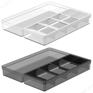 Organizador de Gaveta para Talheres e Utensílios Cozinha Clear Ou