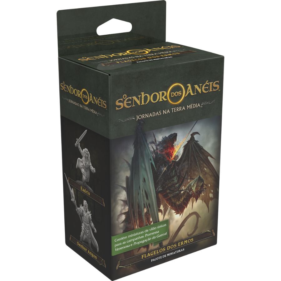 O Senhor dos Anéis Jornadas na Terra Média - Flagelos dos Ermos (Expansão) Jogo de Tabuleiro Pt Br