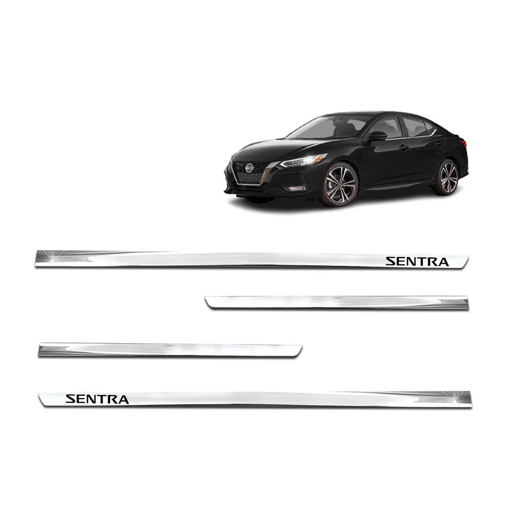 Kit Frisos Lateral Slim Cromado Sentra 2005 a 2023 Personalizado ...