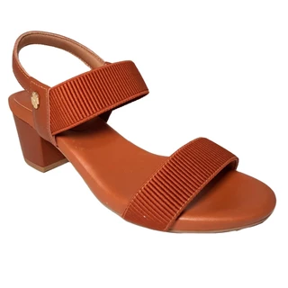 Sandalia Social feminina Usaflex salto Robusto Y8204 em Oferta na Shopee