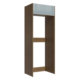 Porta Geladeira Madesa Lux 1 Porta Basculante - Rustic/Cinza em Oferta na Shopee