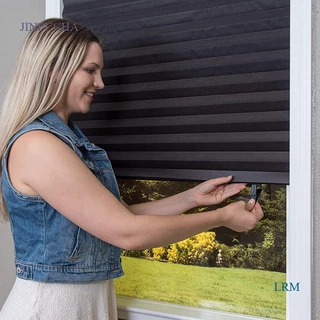 JINFUCHA 90 * 180cm Cortinas Autocolantes Plissadas Para Proteger As Persianas Do Sol De Rolo Meio Blackout Casa