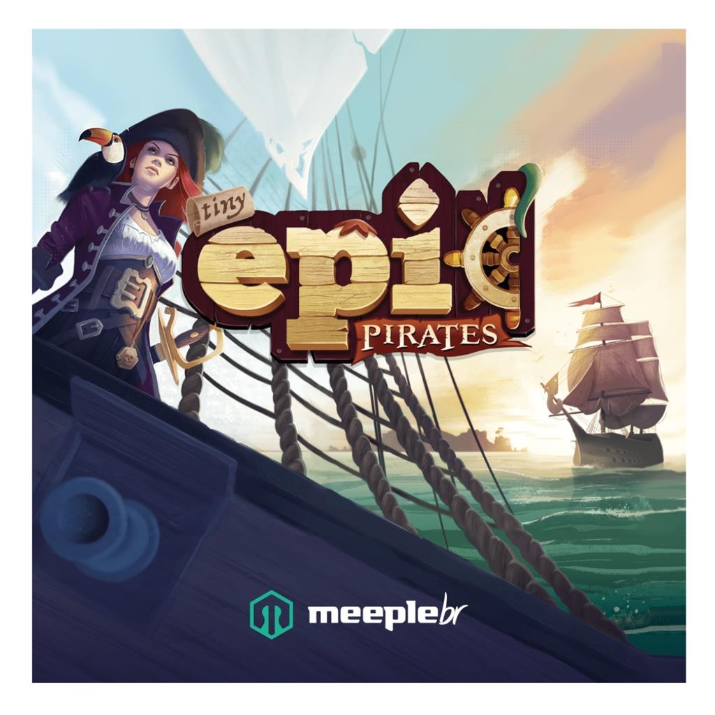 Tiny Epic Pirates Maldição de Amdiak Expansão de Jogo de Tabuleiro