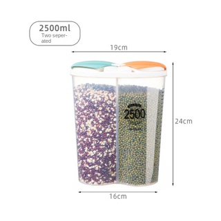 Compre Grande recipiente de armazenamento de alimentos 360 ° barris de  arroz giratórios selados dispensador de cereais tanque de arroz caixa de  grãos recipiente de armazenamento de cozinha