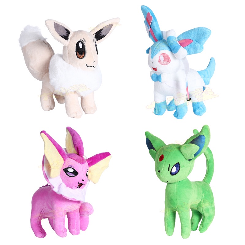 Brinquedo De Pelúcia Pokemon Eevee Evolution Sylveon Flareon Joolaon/Umbreon/Vaporeon/Presente  De Aniversário Para Crianças