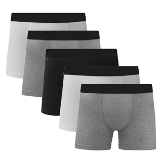 Kit 6 Cueca Boxer Algodão Box Cotton Sortida C5