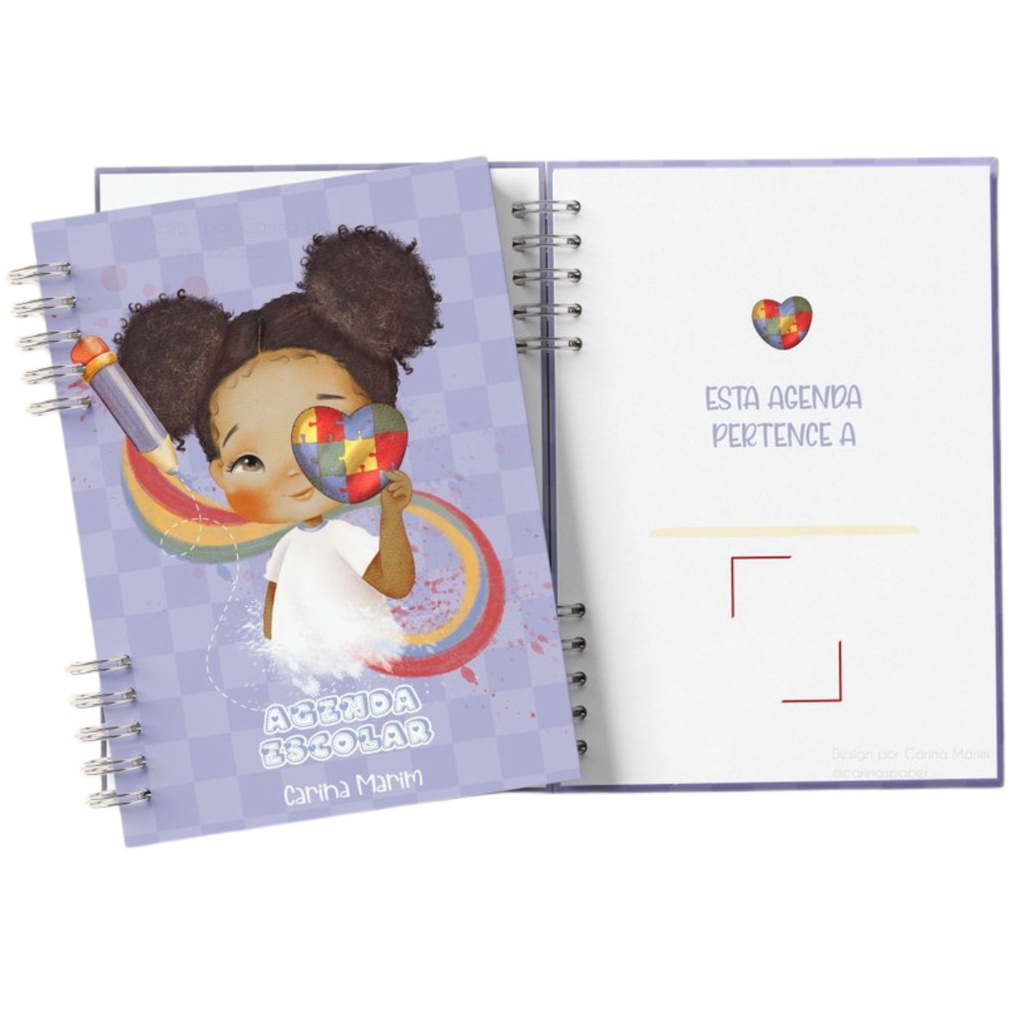 Agenda Autista Criança Atipica Completa Ensino Fundamental Transtorno Espectro De Autismo TEA Cuidado Infantil Maternida