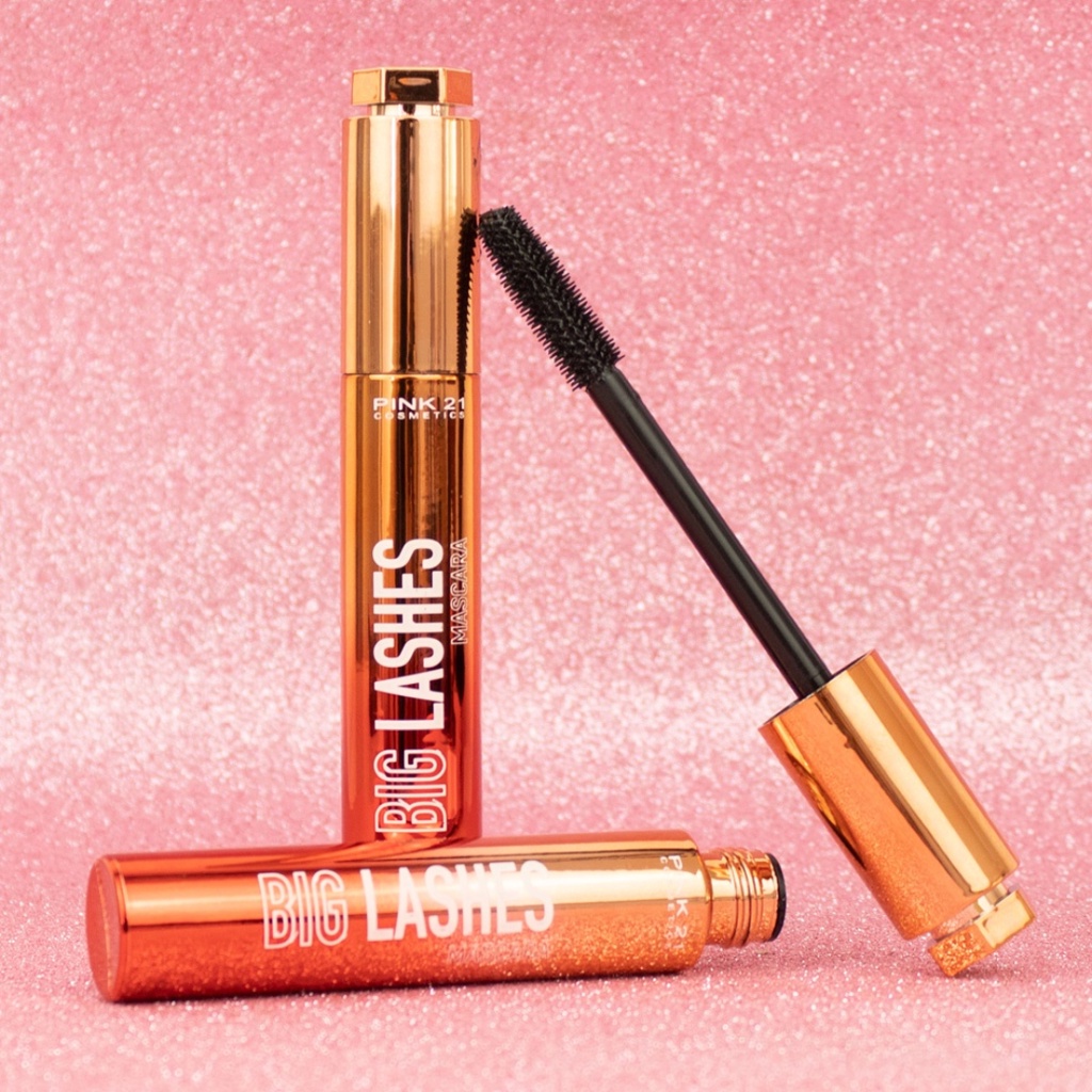 Máscara de Cilios Rímel Big Lashes Pink 21 | Shopee Brasil