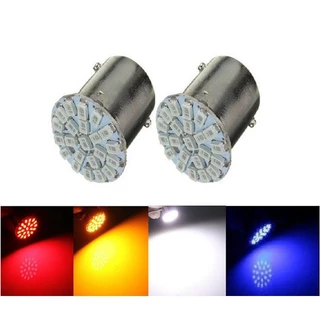 2/5/10 x Lampada 1 ou 2 polo 22 leds luz ré freio pisca P21w 1156 12v kit Lâmpadas Led Automotiva