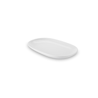 Travessa Oval Rasa Haus Concept Buffet 26,2 x 17 x 2,6 cm Branco